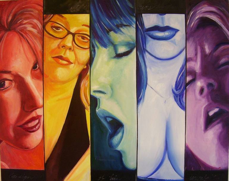 Original Contemporary Women Paintings by Peter Illig