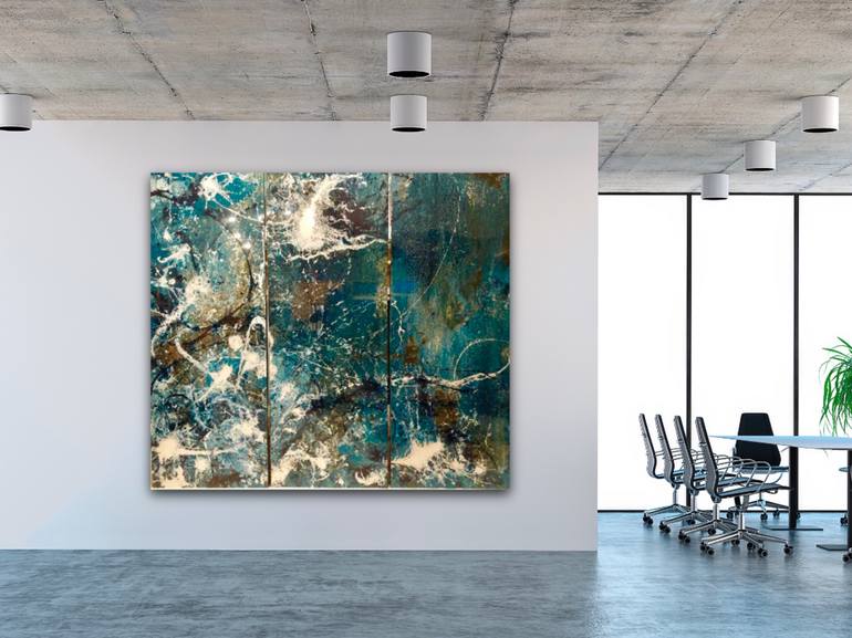 Original Modern Abstract Painting by Michele Villaume-Driscoll