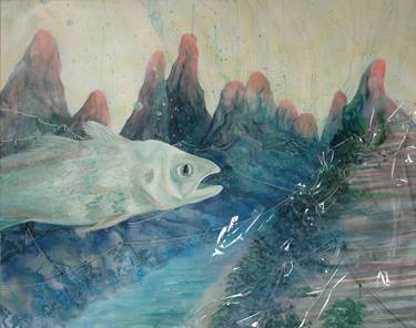 Original Fish Paintings by Orianne Zanone