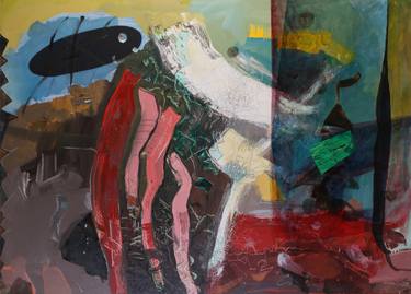 Original Abstract Expressionism Abstract Paintings by Martins Krumins