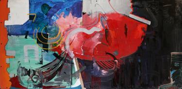Original Abstract Expressionism Abstract Paintings by Martins Krumins