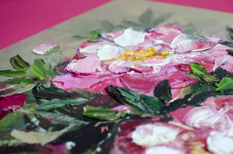 Original Modern Floral Painting by Bianca Danilov