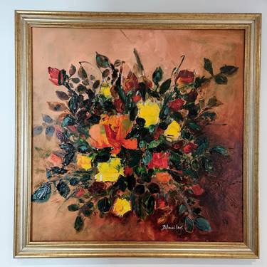 Original Contemporary Floral Paintings by Bianca Danilov