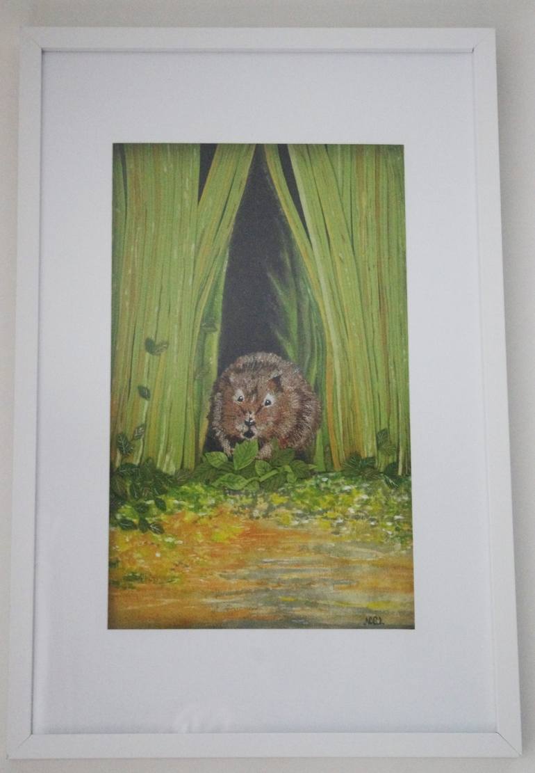 Original Fine Art Animal Painting by Nicole Lupton