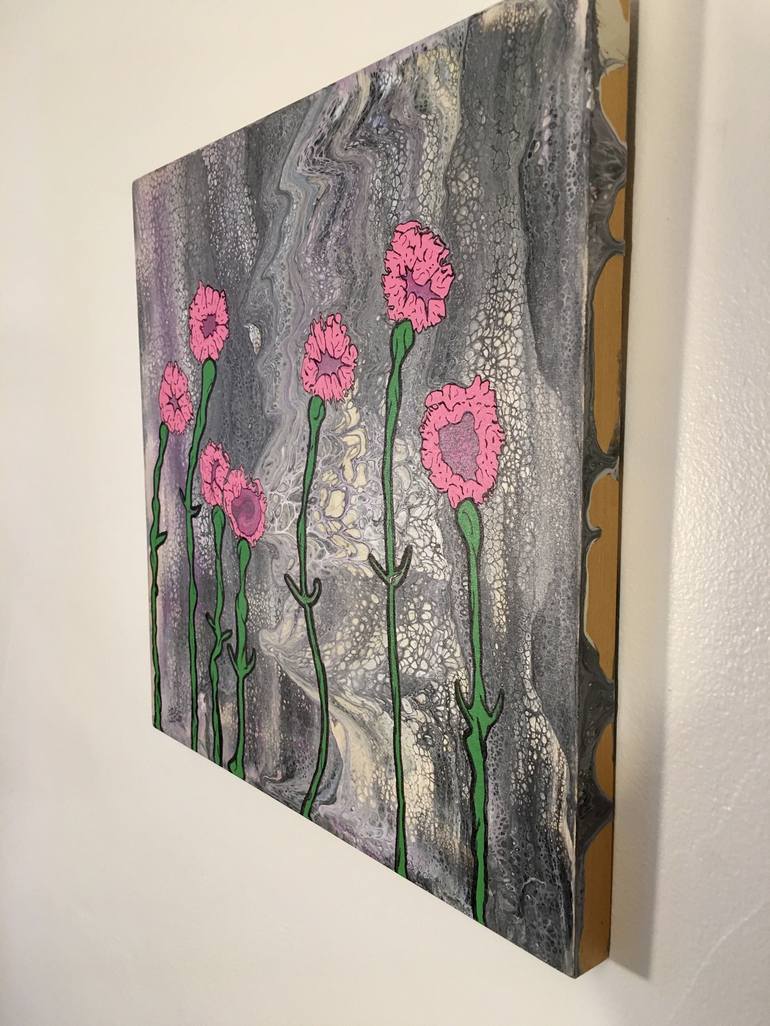 Original Modern Floral Painting by Steve Capaldi