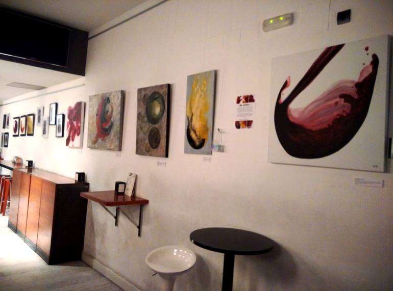 Original Conceptual Abstract Painting by Estela Gález