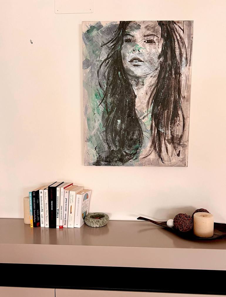 Original Women Painting by Estela Gález