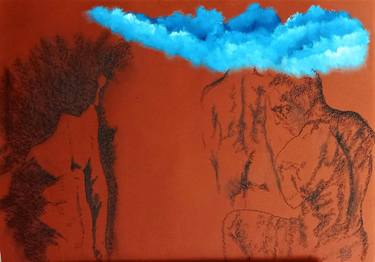 Saatchi Art Artist Elias Akleh; Drawings, “No title (men” #art