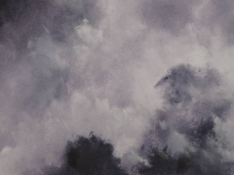 Original Abstract Expressionism Abstract Painting by Elias Akleh