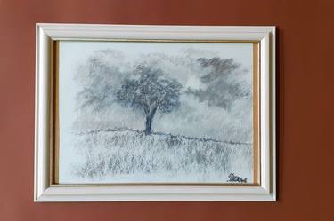 Saatchi Art Artist Elias Akleh; Drawings, “lonely tree” #art