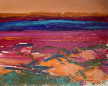 Original Expressionism Beach Paintings by Chrissie Havers