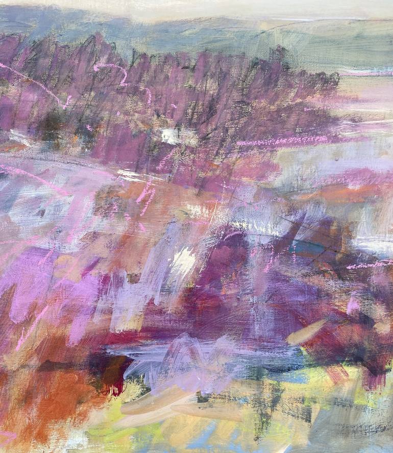 Original Expressionism Landscape Painting by Chrissie Havers