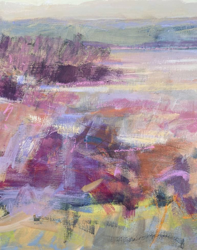 Original Expressionism Landscape Painting by Chrissie Havers