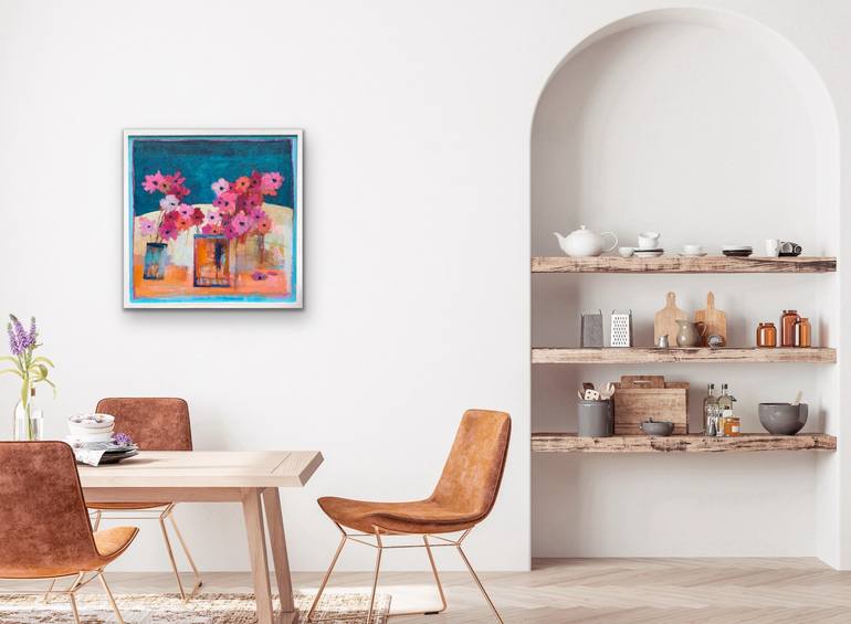 Original Contemporary Floral Painting by Chrissie Havers