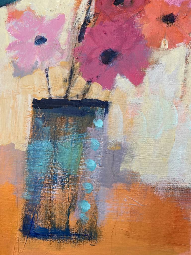 Original Contemporary Floral Painting by Chrissie Havers