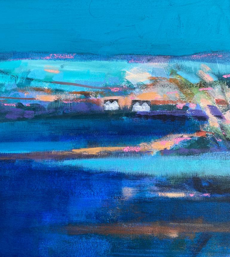 Original Abstract Expressionism Water Painting by Chrissie Havers
