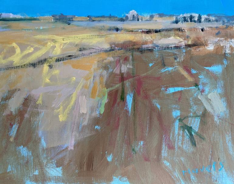 Original Expressionism Landscape Painting by Chrissie Havers