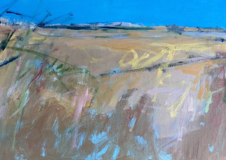 Original Expressionism Landscape Painting by Chrissie Havers