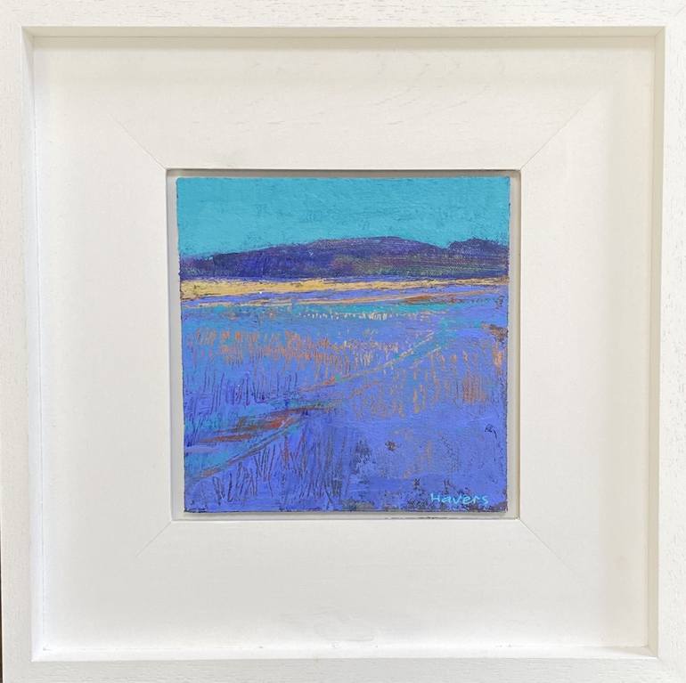 Original Abstract Expressionism Landscape Painting by Chrissie Havers