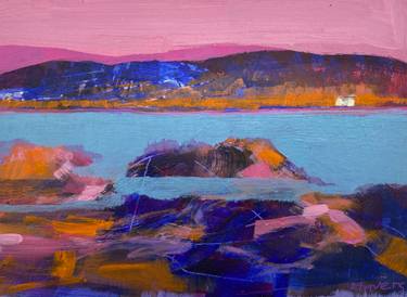 Original Contemporary Beach Painting by Chrissie Havers