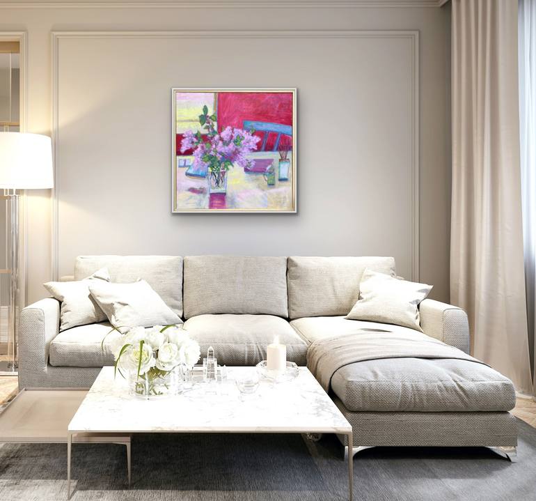 Original Expressionism Still Life Painting by Chrissie Havers