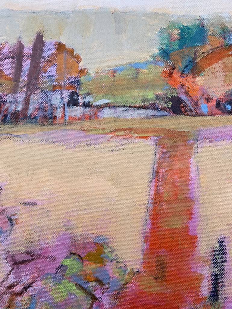 Original Semi Abstract Landscape Painting by Chrissie Havers