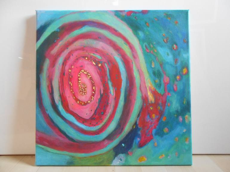 Original Abstract Fantasy Painting by Anja Kolenko