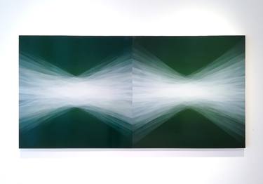 Spaces in Between Diptych (Green) thumb