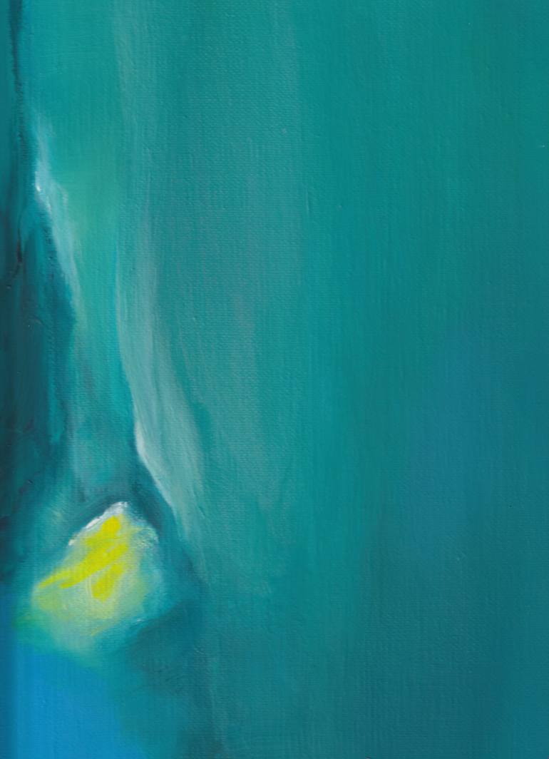 Original Abstract Expressionism Abstract Painting by Liliane Chaix