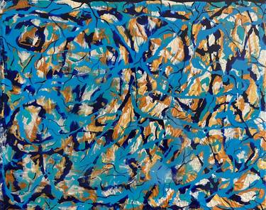 Original Abstract Expressionism Abstract Painting by Alexandra Romano