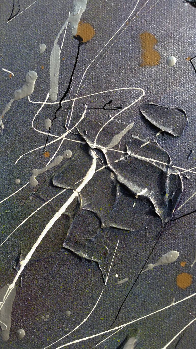 Original Abstract Expressionism Abstract Painting by Alexandra Romano