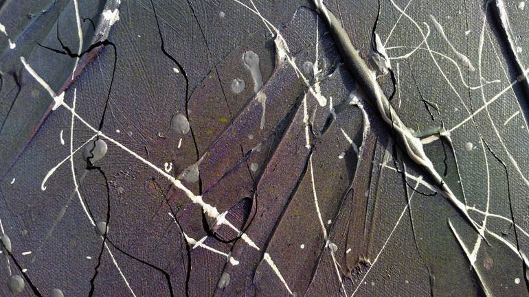 Original Abstract Expressionism Abstract Painting by Alexandra Romano