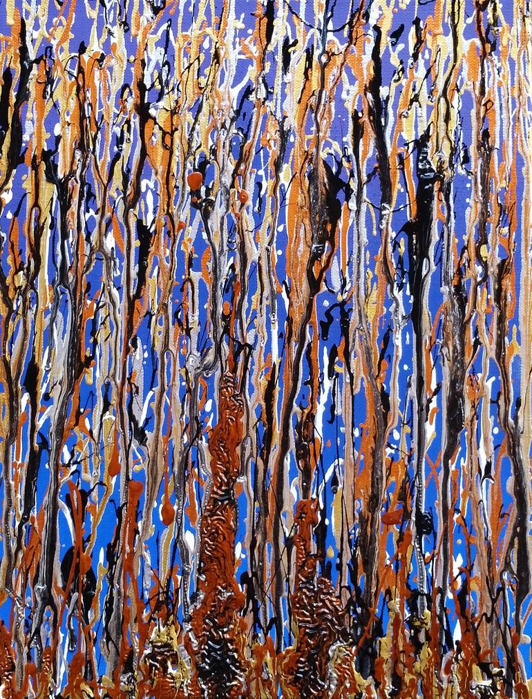 Original Abstract Expressionism Abstract Paintings by Alexandra Romano