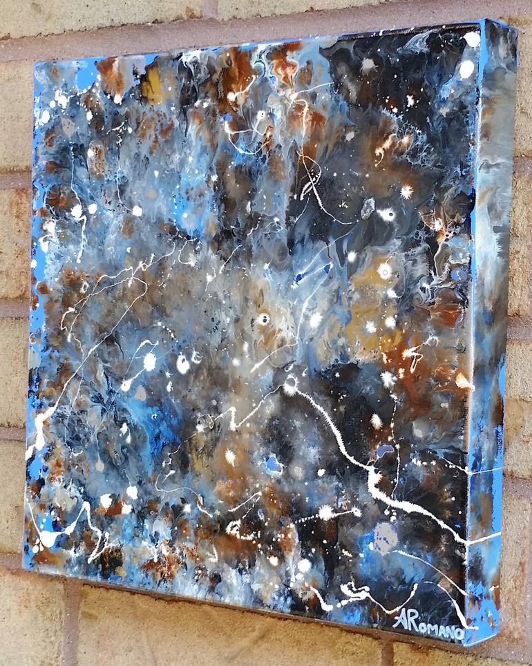 Original Abstract Expressionism Abstract Painting by Alexandra Romano