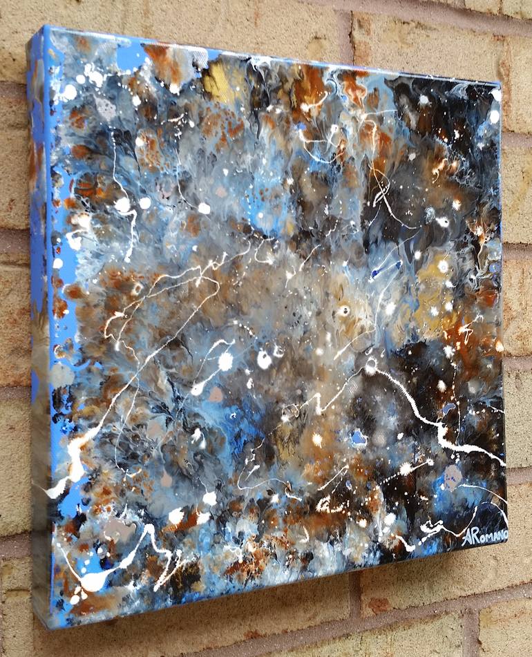 Original Abstract Expressionism Abstract Painting by Alexandra Romano