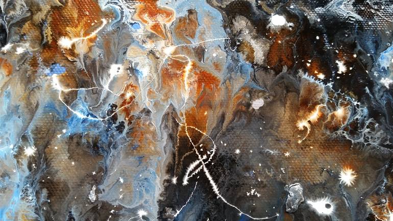 Original Abstract Expressionism Abstract Painting by Alexandra Romano