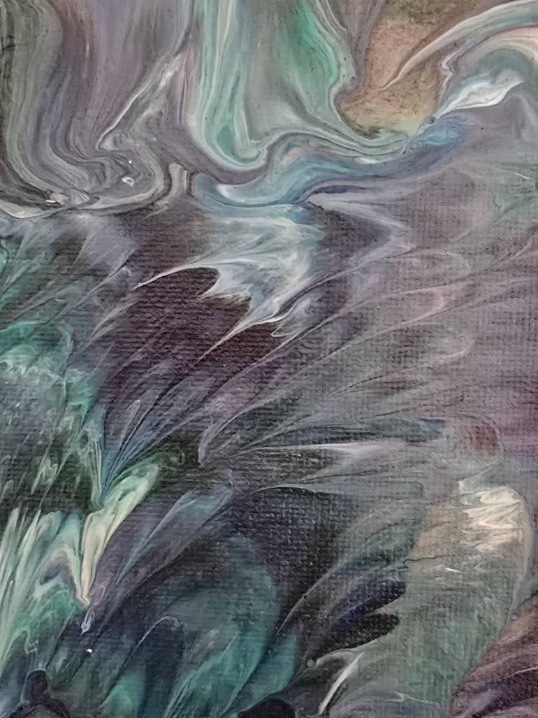 Original Abstract Expressionism Abstract Painting by Alexandra Romano