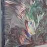 Close-up view of "Rapids" original painting