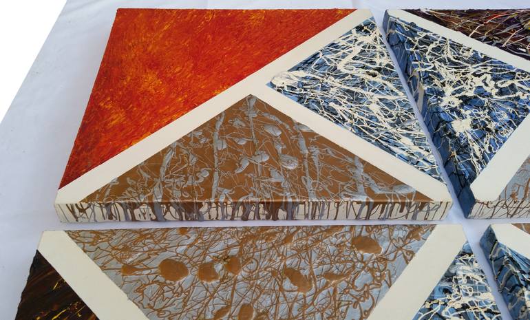 Original Abstract Expressionism Abstract Painting by Alexandra Romano