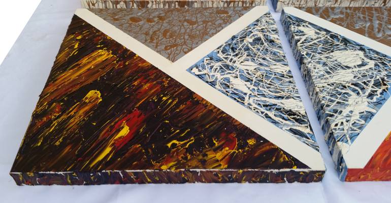 Original Abstract Expressionism Abstract Painting by Alexandra Romano