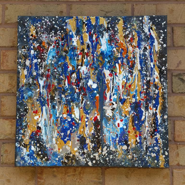 Original Abstract Expressionism Abstract Painting by Alexandra Romano