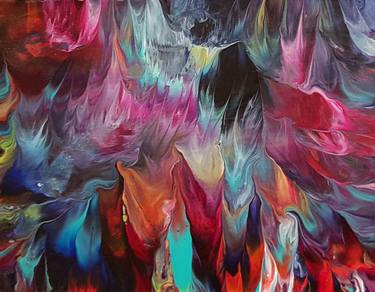 Original Abstract Expressionism Abstract Paintings by Alexandra Romano