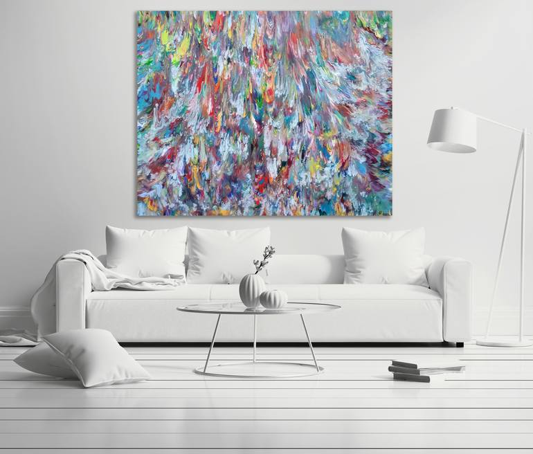 Original Abstract Expressionism Abstract Painting by Alexandra Romano