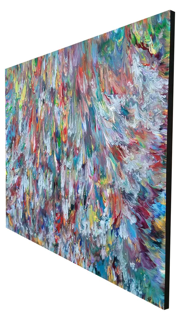 Original Abstract Expressionism Abstract Painting by Alexandra Romano