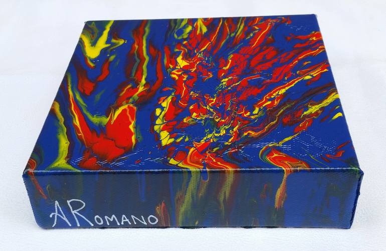 Original Abstract Expressionism Abstract Painting by Alexandra Romano