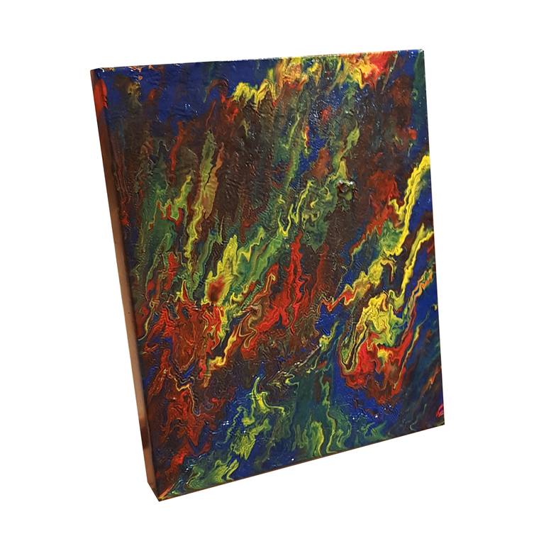 Original Abstract Expressionism Abstract Painting by Alexandra Romano