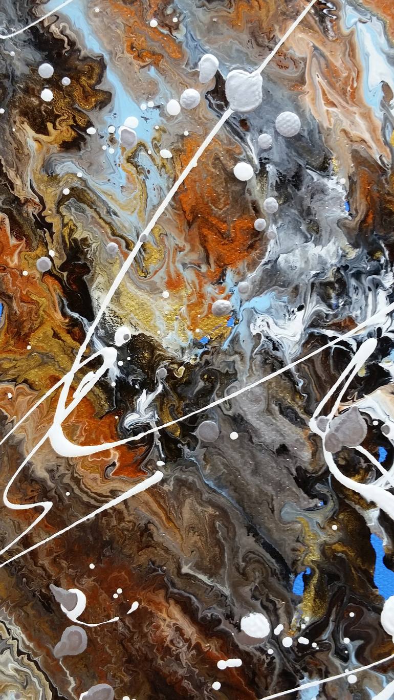 Original Abstract Expressionism Abstract Painting by Alexandra Romano