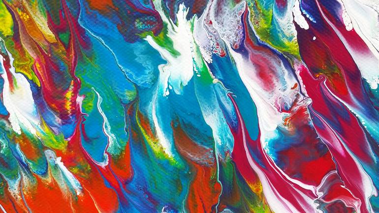 Original Abstract Expressionism Abstract Painting by Alexandra Romano