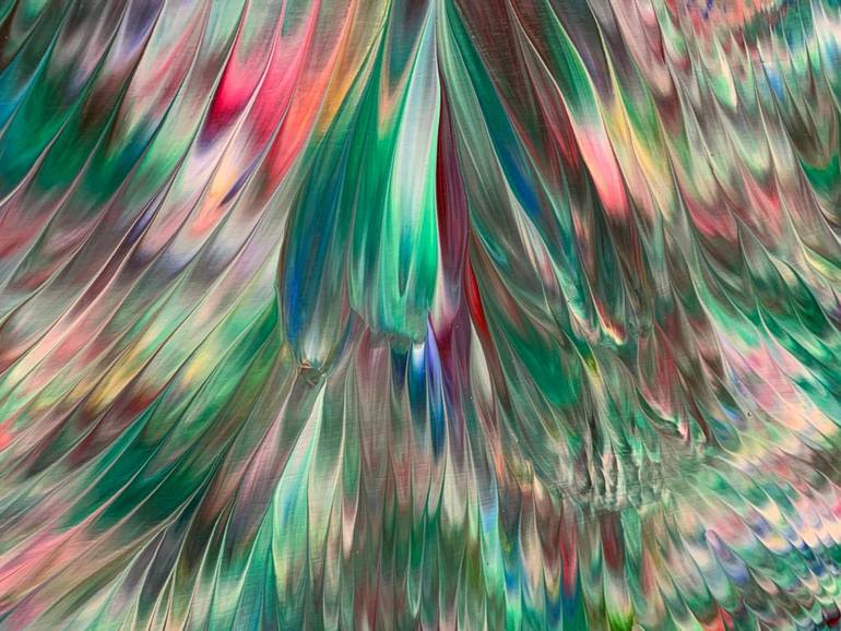 Original Abstract Expressionism Abstract Painting by Alexandra Romano