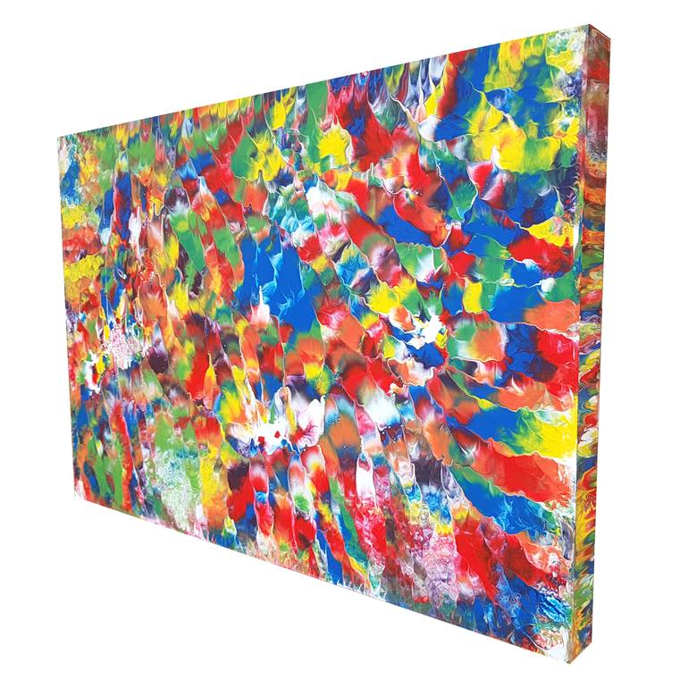 Original Abstract Expressionism Abstract Painting by Alexandra Romano